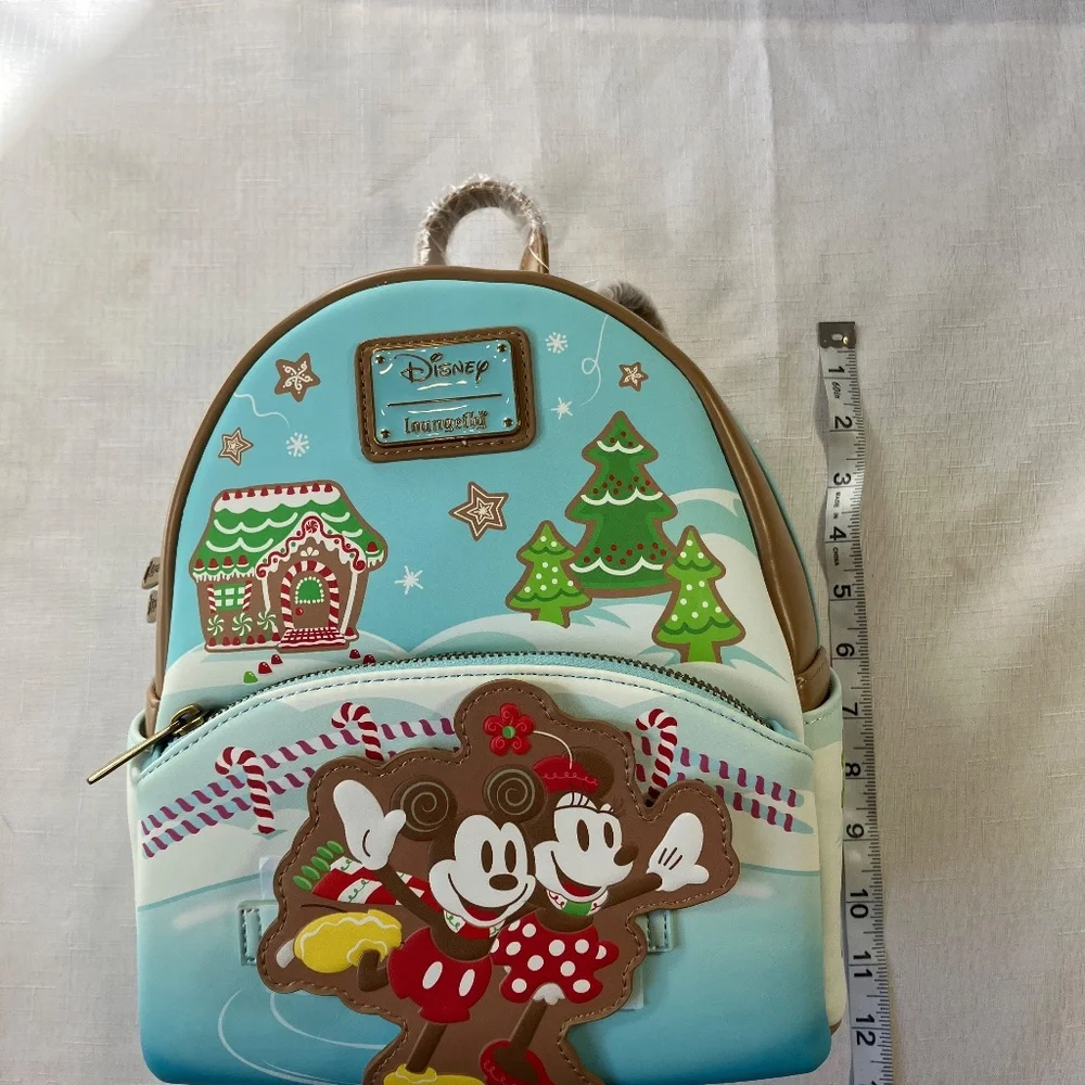 NWT Loungefly Mickey & Friends Holiday Collection Scented Backpack - Picture 14 of 15